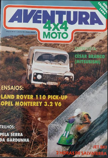 Portugal PTREA06094 Aventura 4x4 Moto Nº 47 Janeiro 1994