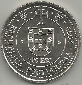 Portugal PTC20252000A Comemorativa Portuguesa 200 escudos 2000