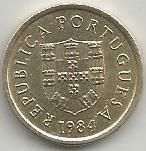 Portugal PTR0361984 República Portuguesa 1 escudo 1984