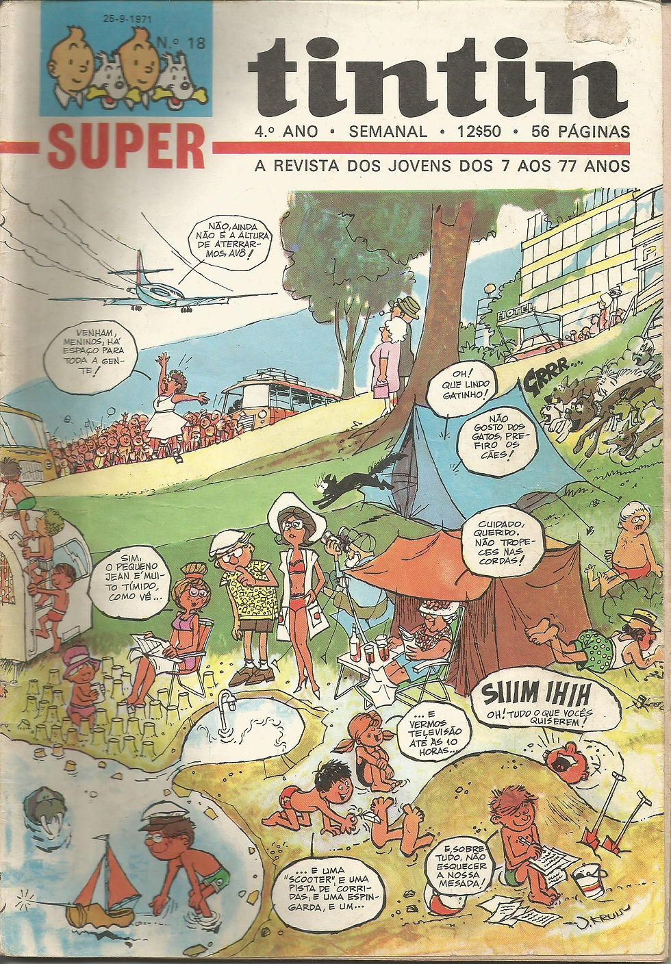 Portugal PTTT0591971 Revista Tintin 1971 Nº 18