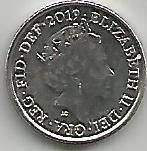 Reino Unido GB002019 Moeda 5 pence 2019