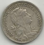 Portugal PT050011959 República Portuguesa 50 Centavos de 1959