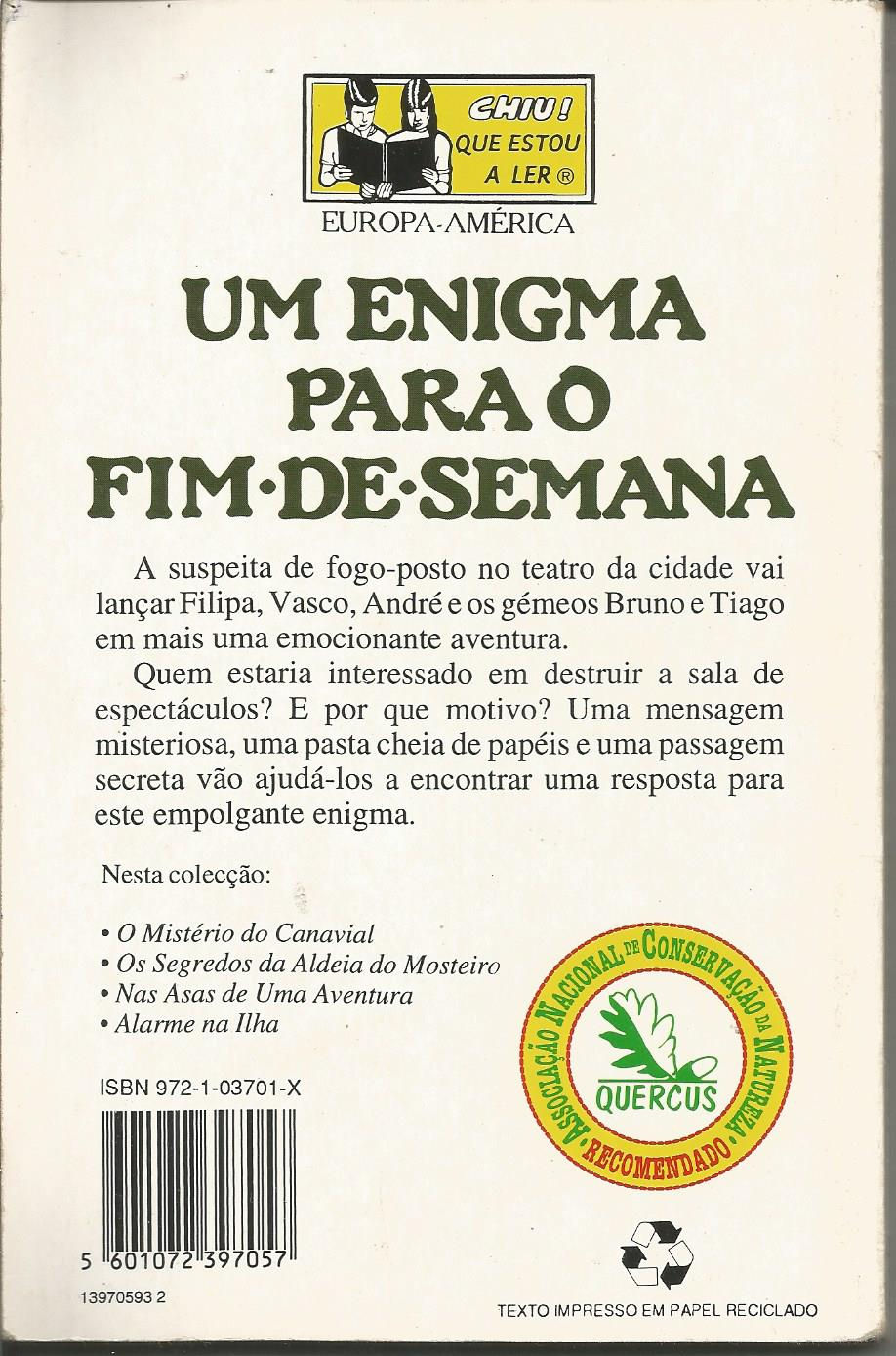 Portugal PTEA005 Um Enigma para o fim de Semana 1993