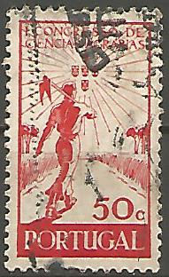 Portugal PTS0020721943 selo 50C carmim 1943