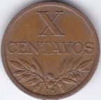 Portugal PTR00011969 República Portuguesa 10 centavos de 1969