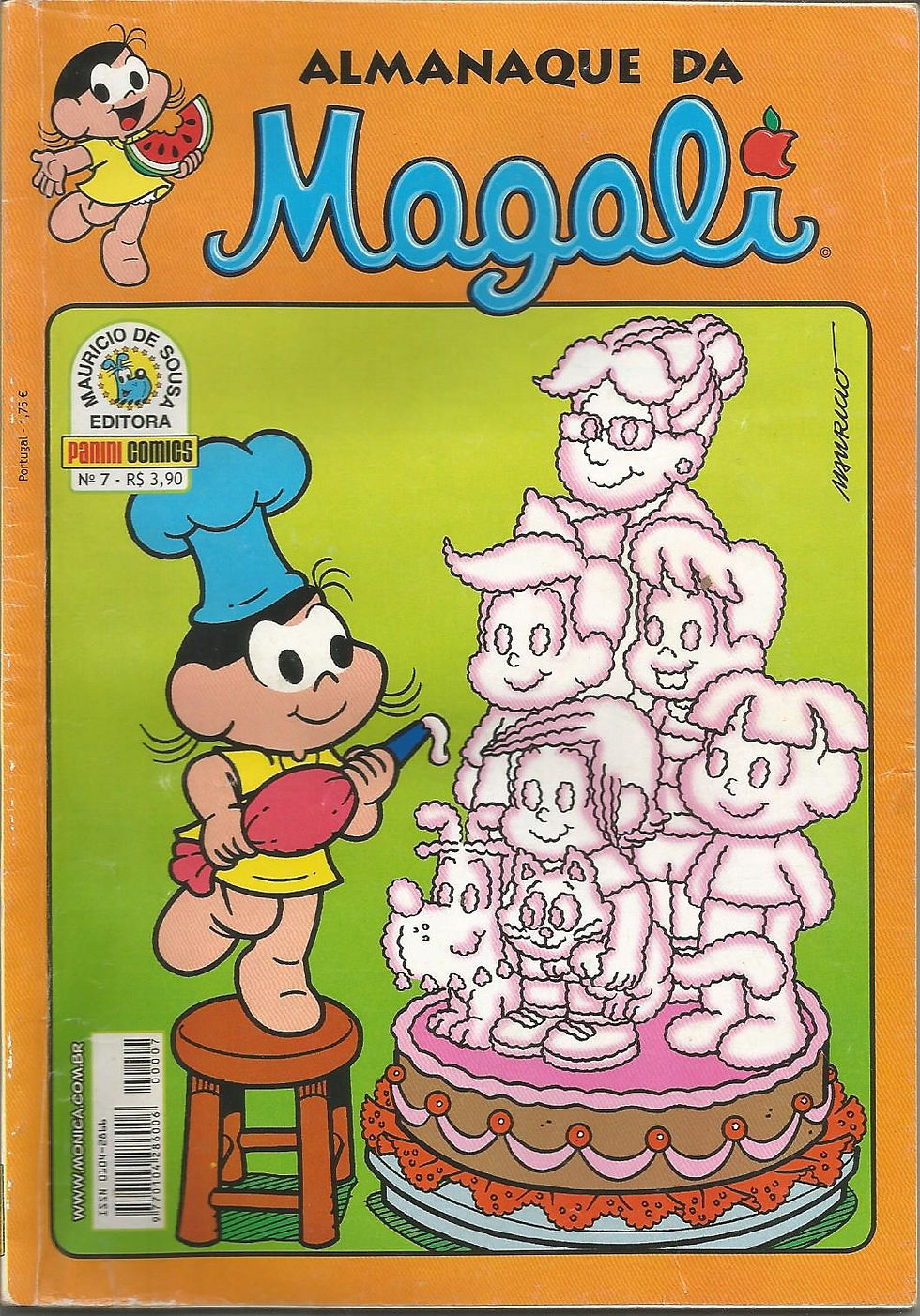 Portugal PTMA007 Revista Almanaque da Magali nº 7