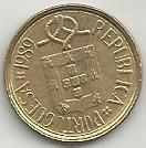 Portugal PTR0421989 República Portuguesa 1 escudo 1989