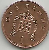 Reino Unido GB011999 Moeda 1 Penny 1999