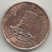 Reino Unido Jersey GBJ0011998 Moeda 1 Penny 1998