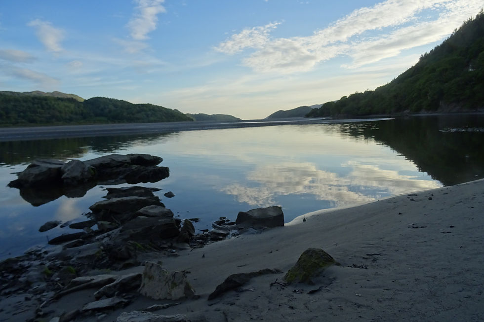 This is the spot I found to write "Sitting at Low Tide"