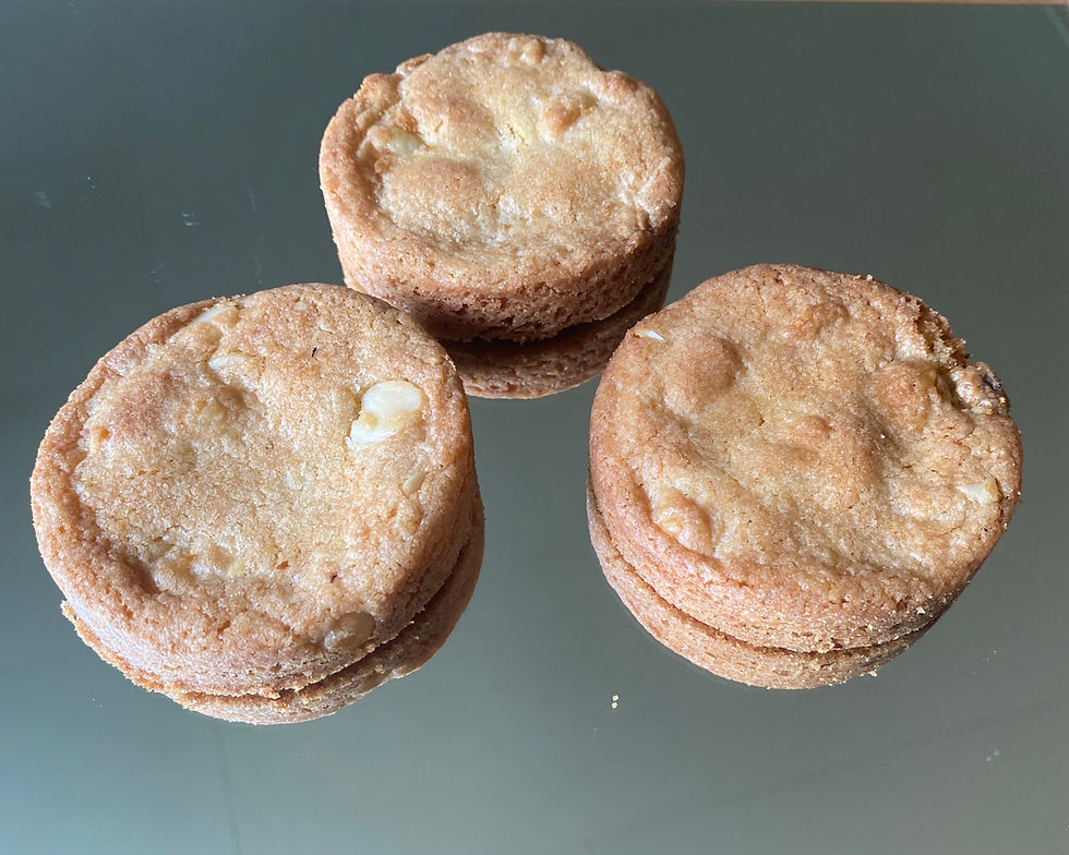 4 Witte chocolade macadamia koeken