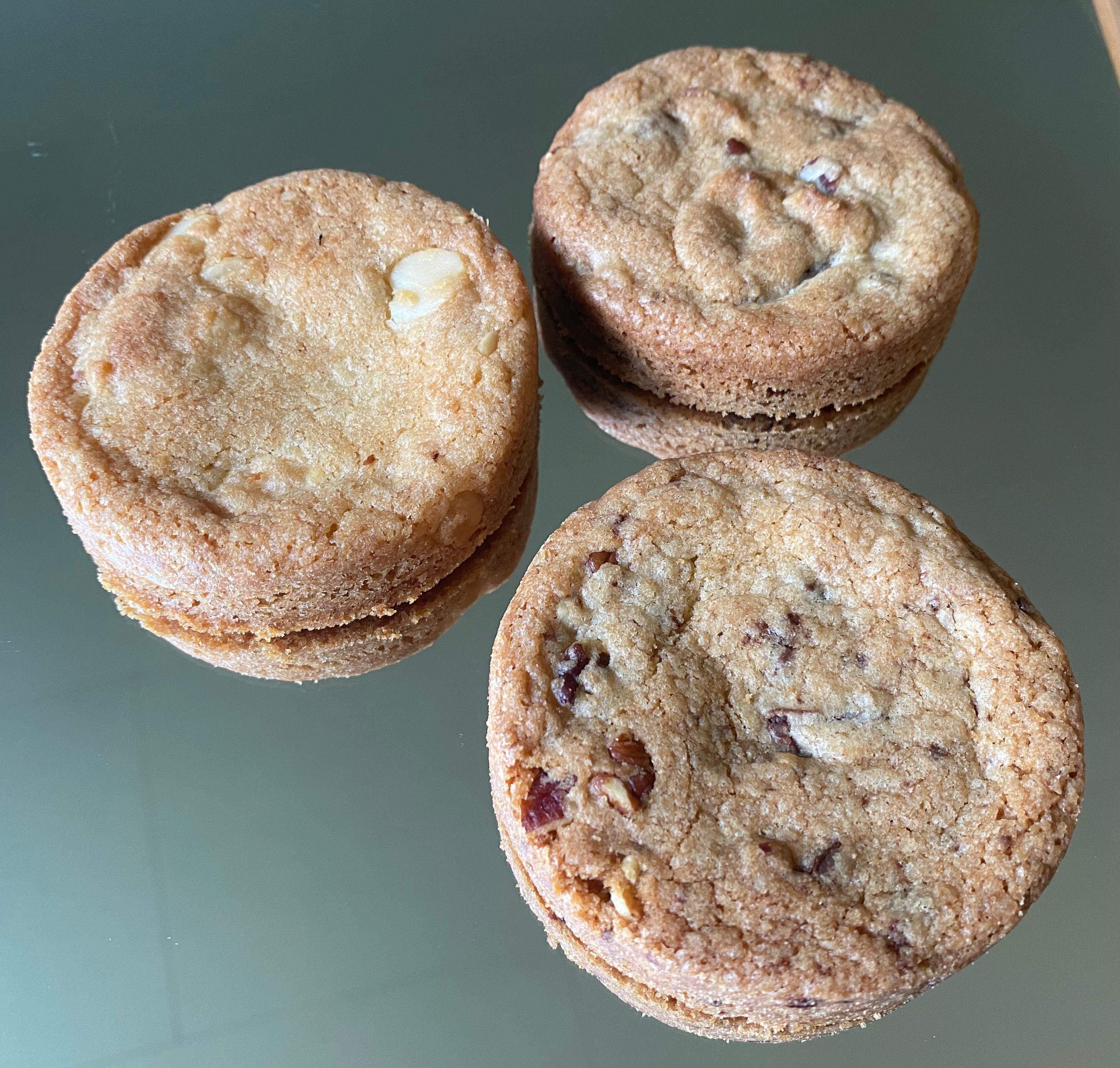 Mix van 3 smaken chocolatechip koeken