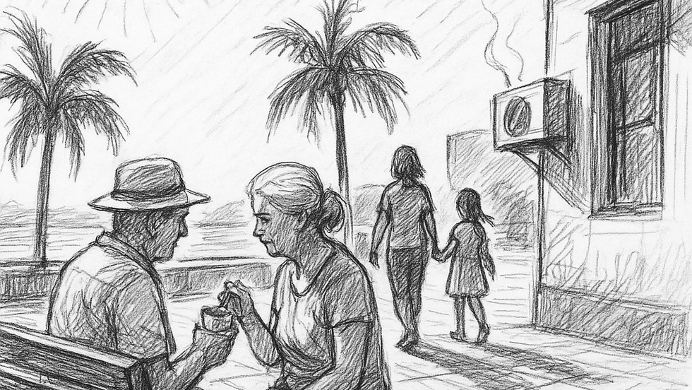 Quizá por eso tantos recuerdos están hechos de calor. Porque cuando todo se desacelera, lo que sentimos se queda más tiempo con nosotros.