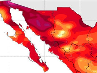 El pronóstico advierte temperaturas máximas cercanas a los 40 °C en La Paz, Los Cabos, Comondú, Loreto y Mulegé, con sensaciones térmicas aún mayores debido a la humedad