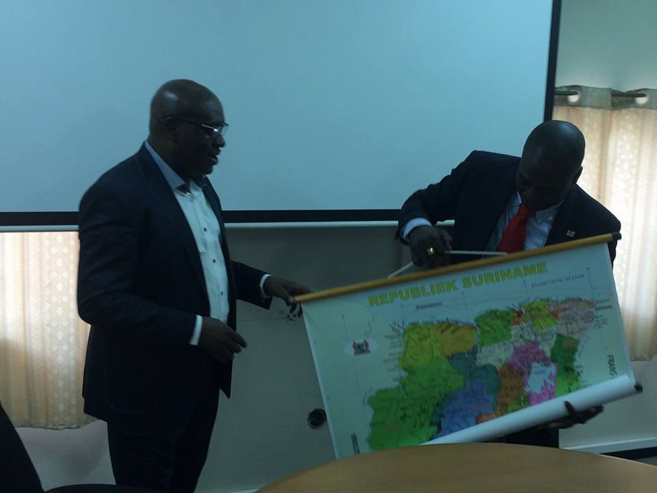 regional development minister in South America Suriname