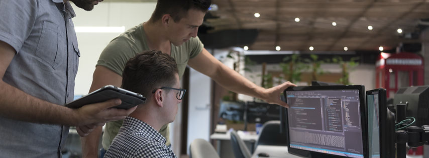 startup business people group working as
