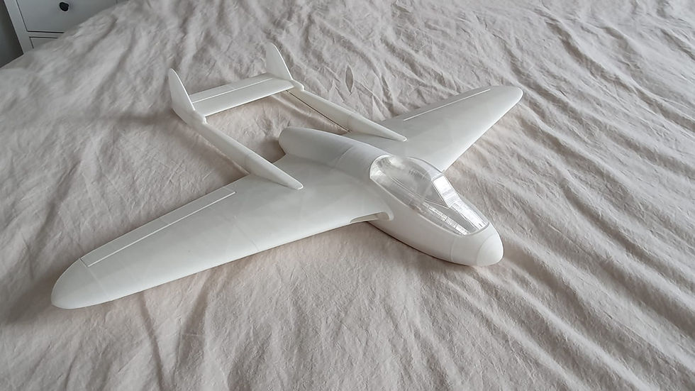 Thumbnail: 3d-aeroworks  DH-100 Vampire 30mm (printed and posted)