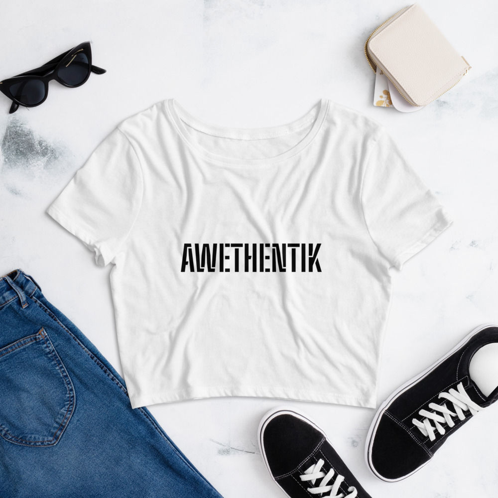 Women’s Crop Tee (White)