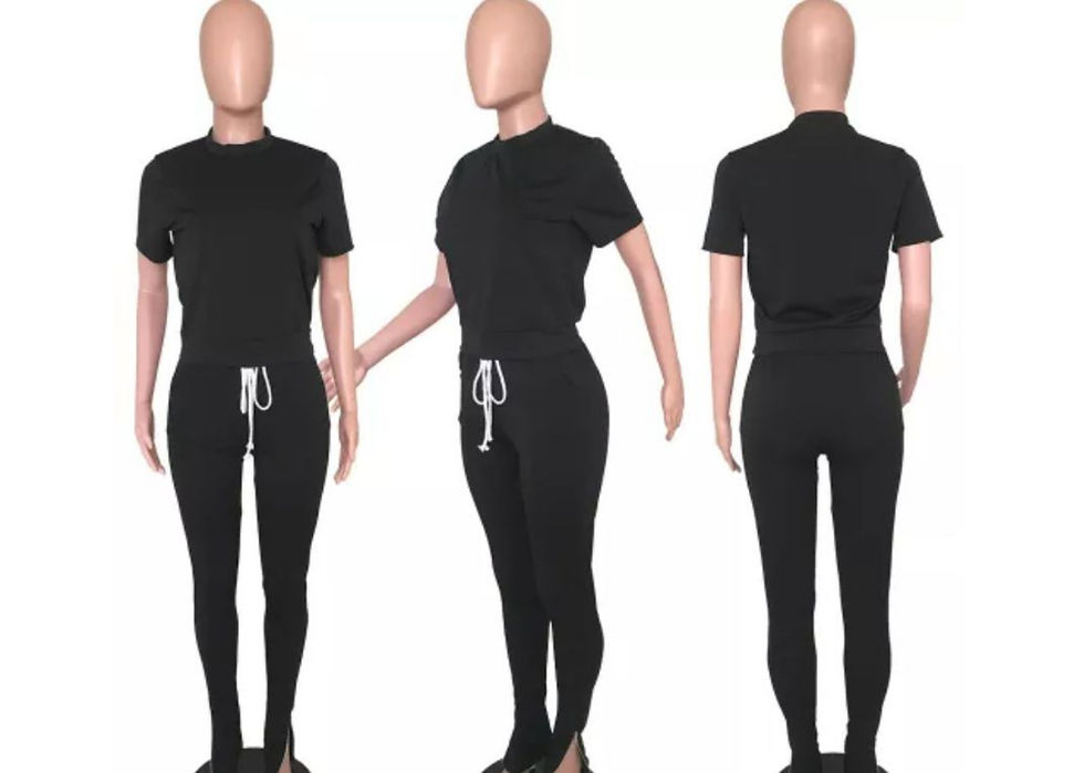 Miniatura: Casual Short Sleeve Pants Set (3 colors) 