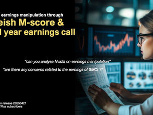 📘 Beneish M-score & fiscal year earnings call