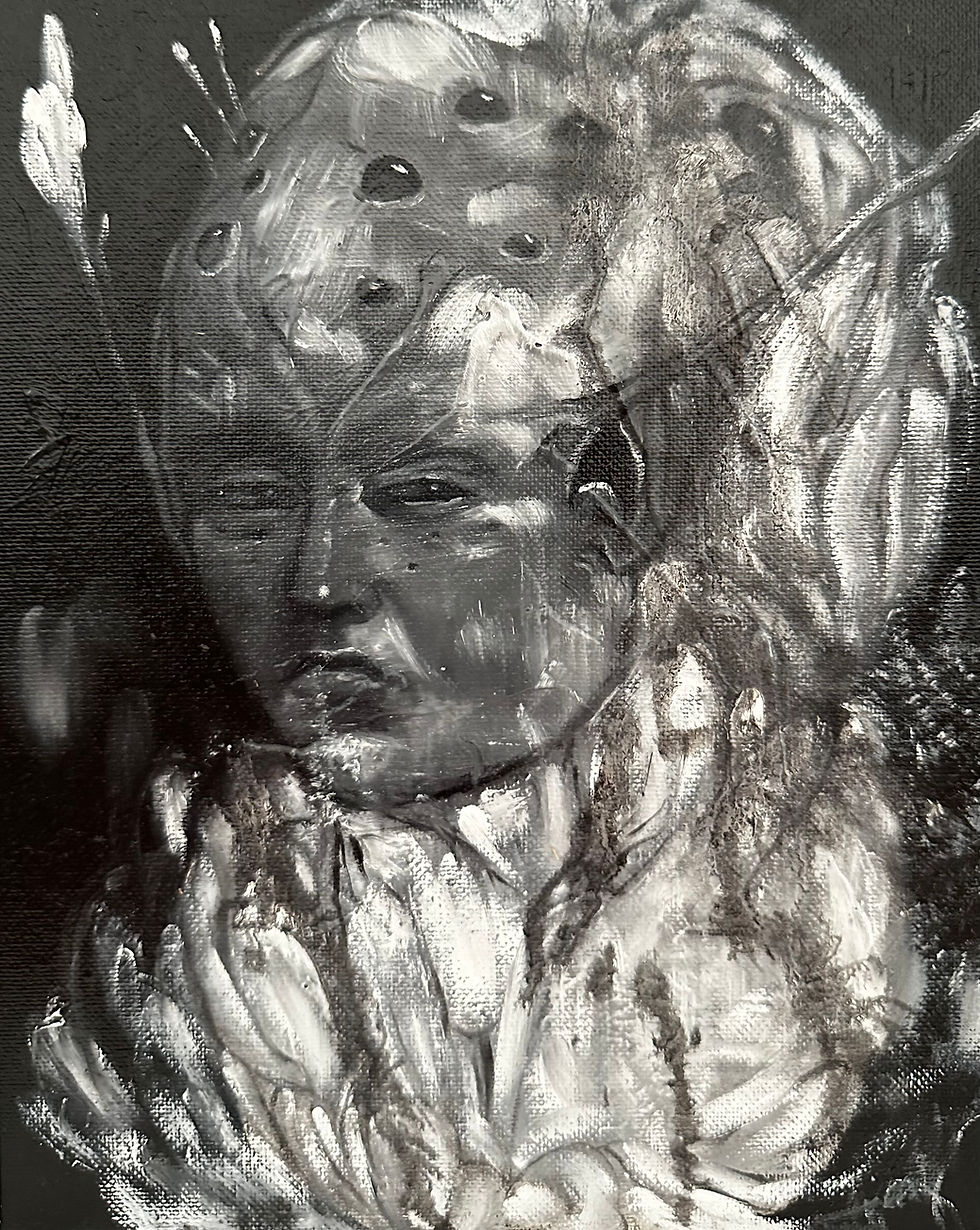 “On the prowl”, 10" x 8"