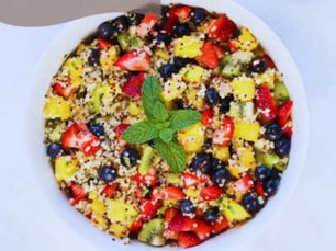 Quinoa Fruit Salad Bowl