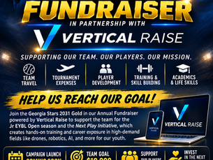 Georgia Stars 2031 Gold 8th Grade Jr EYBLO pen Launches Annual Fundraising Campaign