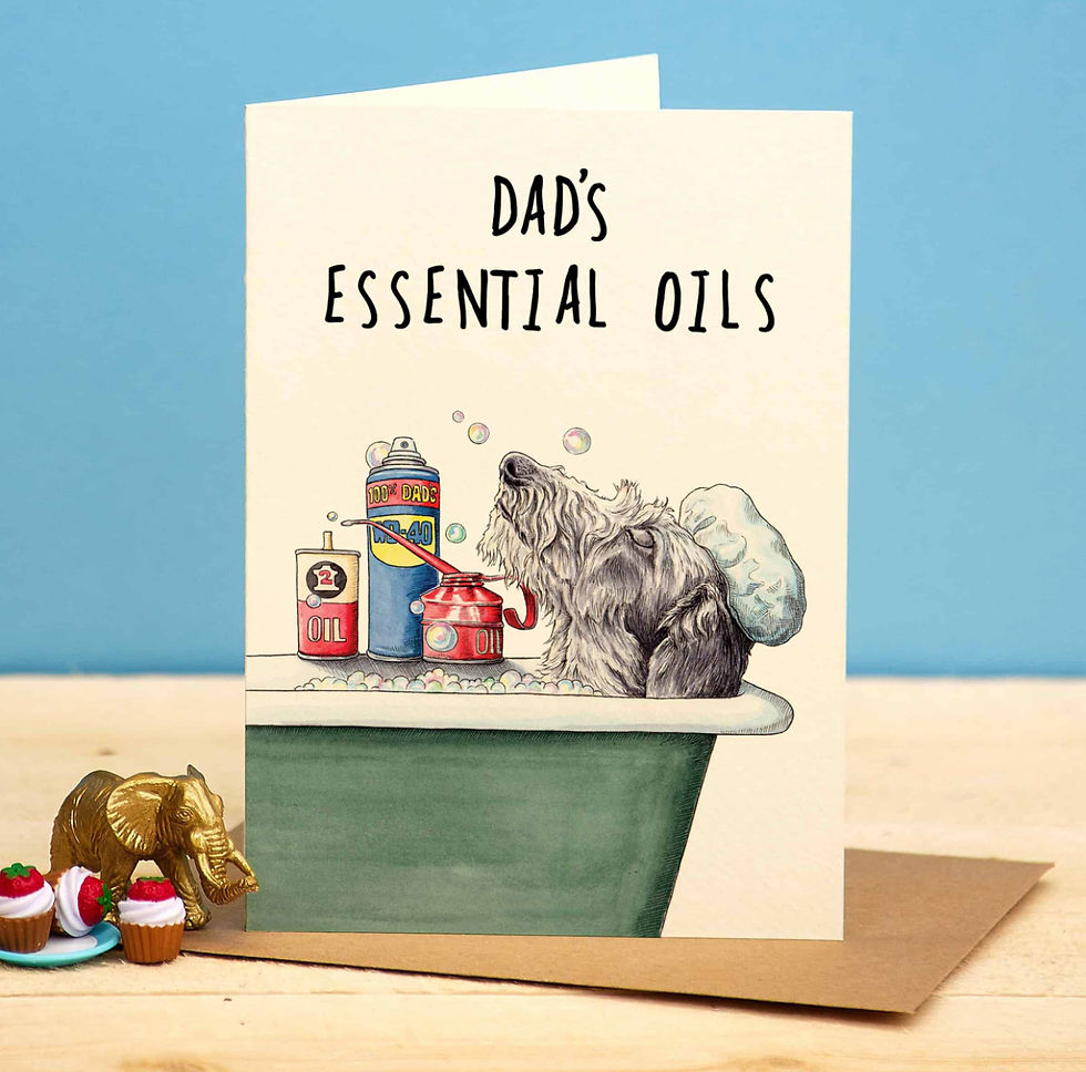 DAD’S ESSENTIAL OILS CARD