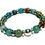 Thumbnail: Lemurian Aquatine Calcite and Silver Men's Bracelet