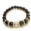 Miniatura: Rainbow Obsidian & Silver Men's Bracelet