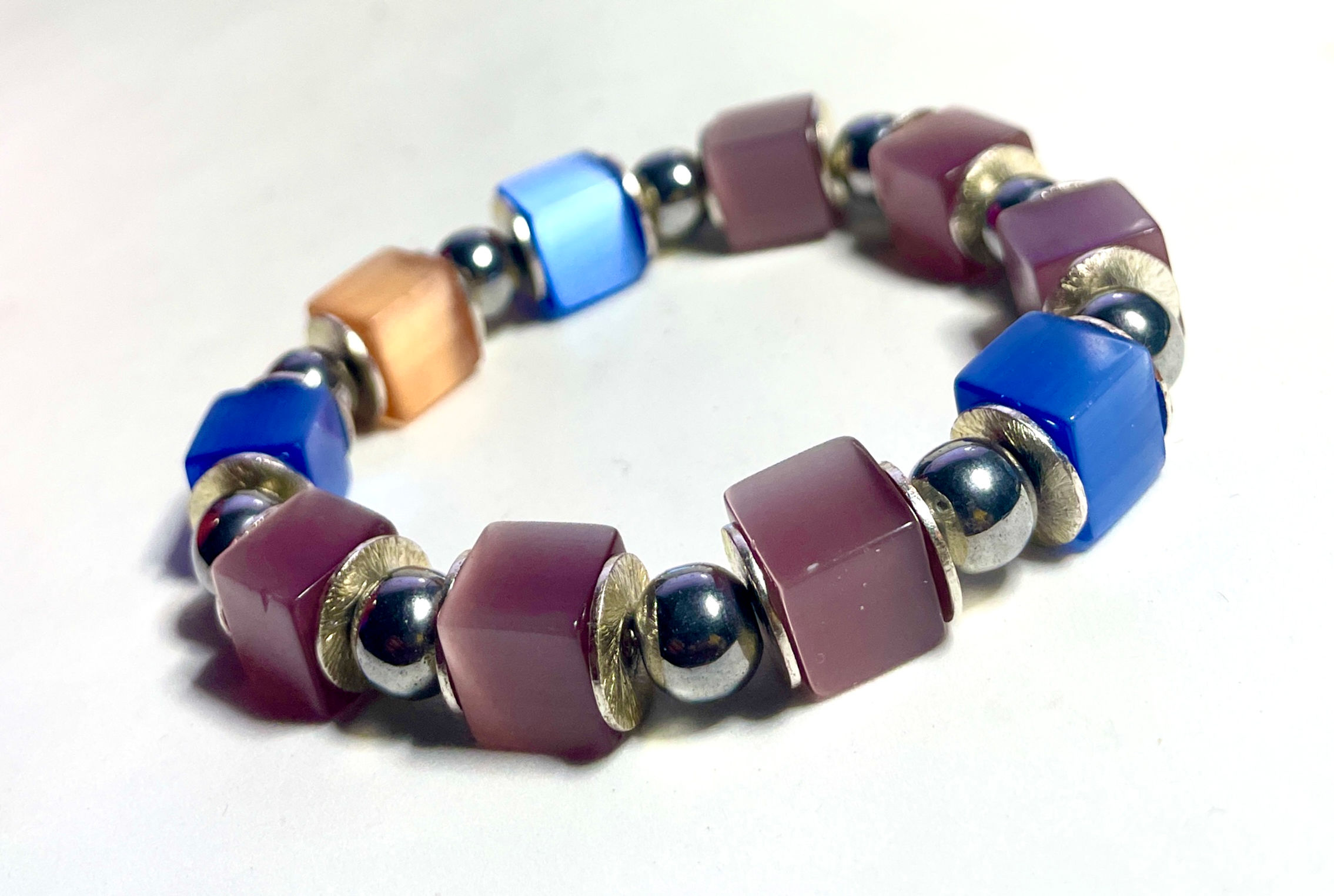 Cat's Eye & Hematite Women's Bracelet