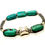 Miniatura: Rectangular Turquoise & Silver Women's Bracelet