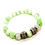 Thumbnail: Green Selenite & Thai Silver Men's Bracelet