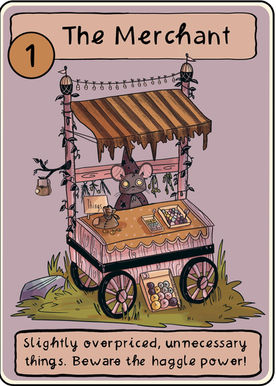 The merchant - Card came design