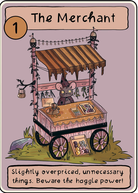 The merchant - Card came design