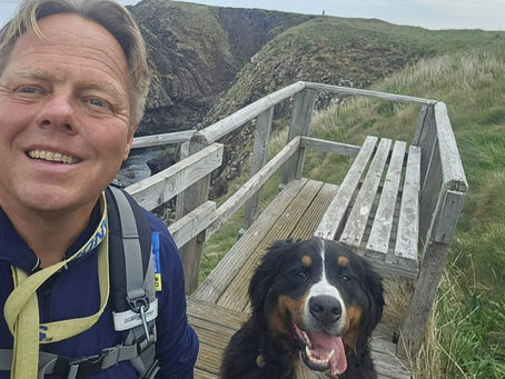 Eyemouth cliff walk with Svea