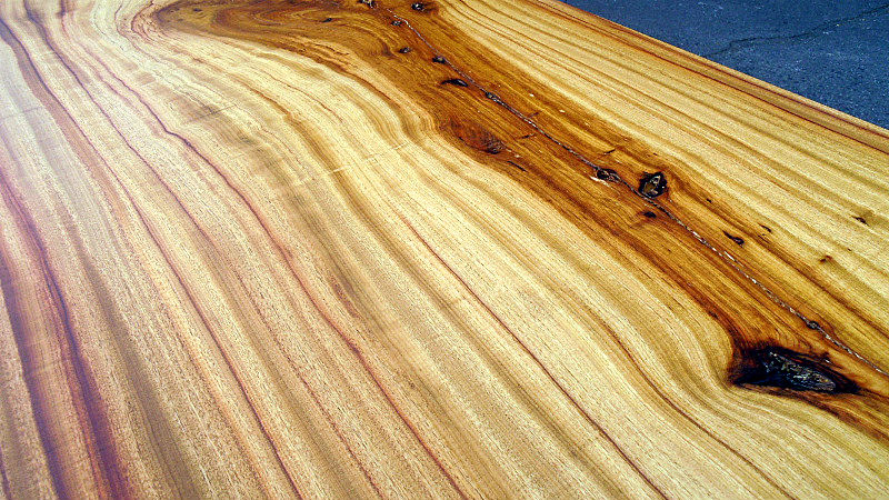 サムネイル： 樟 クス 無垢 天板 一枚板 180×67cm｜ 幅180×奥行65cm規格 DIY用 テーブル デスク向け 無塗装 下仕上げ済