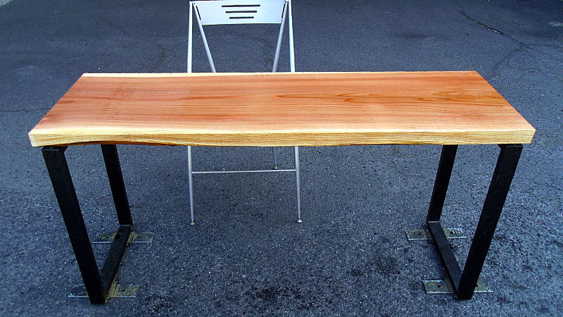サムネイル： 【幅140×奥行40cm規格】杉 スギ 無垢 天板 一枚板 140×44cm｜DIY用  テーブル・デスク向け 無塗装 下仕上げ済み