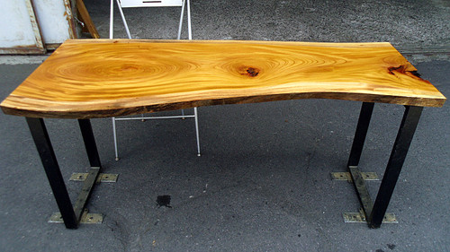 欅/ケヤキ 1500x650x40mm 天然木カウンターテーブル・バー