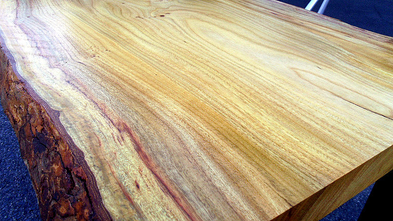 サムネイル： 樟/クス 1200x650x45mm 天然木リビングテーブル・パソコンデスク天板/DIY木材・1枚板・無垢板/下仕上げ済み