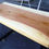 サムネイル： 杉/スギ 1100x450x40mm 天然木ラップトップテーブル・パソコンデスク天板/DIY木材・1枚板・無垢板/下仕上げ済み