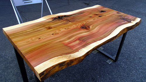 杉/スギ 1300x690x50mm 天然木ダイニングテーブル・パソコンデスク天板