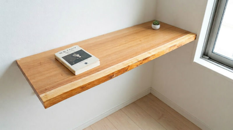 【幅90×奥行30cm規格】杉 スギ 無垢 天板 一枚板 90×30cm 厚2.5cm| DIY用 ウォールラック・シェルフ向け 無塗装 下仕上げ済み