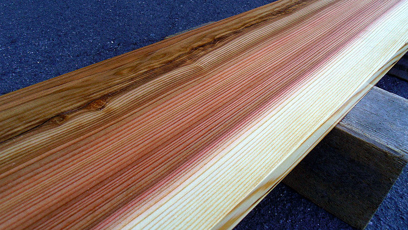 サムネイル： 【幅120×奥行15cm規格】杉 スギ 無垢 天板 一枚板 120×18cm｜DIY用  ラック・シェルフ向け 無塗装 下仕上げ済み