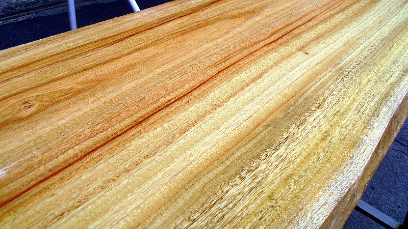 サムネイル： 【幅60×奥行30cm規格】樟 クス 無垢 天板 一枚板 60×35cm｜DIY用  テーブル・デスク向け 無塗装 下仕上げ済み