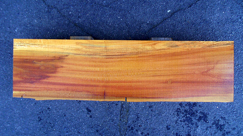 サムネイル： 【幅100×奥行25cm規格】欅 ケヤキ 無垢 天板 一枚板 100×28cm｜DIY用  ラック・シェルフ・ボード向け 無塗装 下仕上げ済み