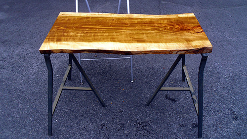 桜/サクラ 900x430x35mm 天然木ラップトップテーブル・ローテーブル天