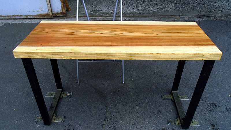 サムネイル： 【幅120×奥行45cm規格】杉 スギ 無垢 天板 一枚板 120×48cm 4cm厚｜DIY用  テーブル・デスク向け 無塗装 下仕上げ済み