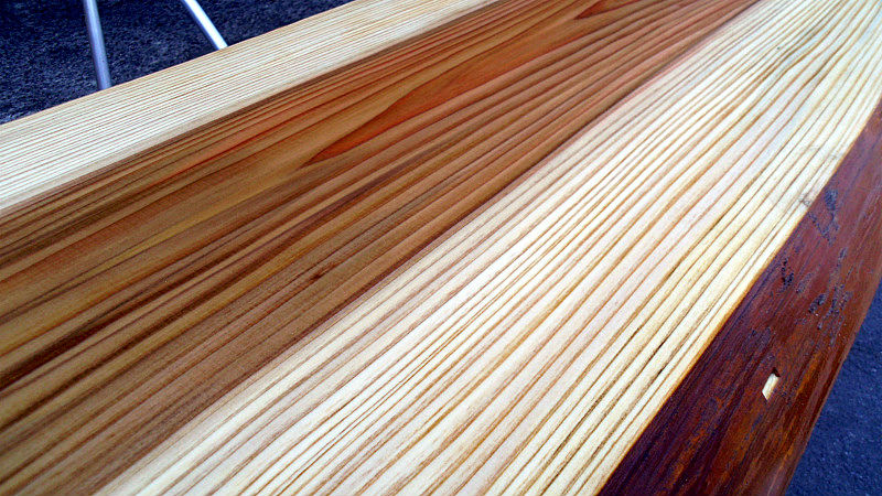 サムネイル： 杉/スギ 1000x530x40mm 天然木リビングテーブル・パソコンデスク天板/DIY木材・1枚板・無垢板/下仕上げ済み