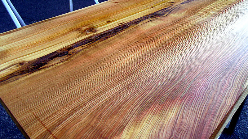 サムネイル： 杉/スギ 900x560x45mm 天然木リビングテーブル・パソコンデスク天板/DIY木材・1枚板・無垢板/下仕上げ済み